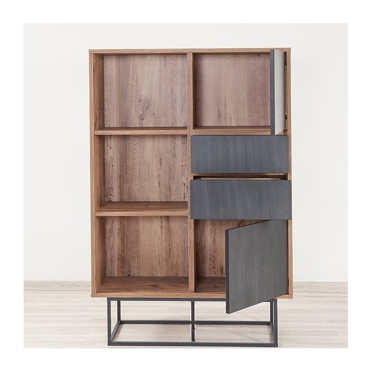 Bibliothèque TAXON 752 bois 93 cm