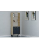 Bibliothèque SAPHIR Anthracite 60 cm