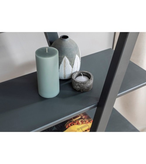 Bibliothèque  PERLA Anthracite 130 cm