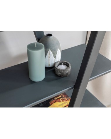 Bibliothèque  PERLA Anthracite 130 cm