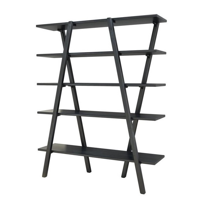 Bibliothèque  PERLA Anthracite 130 cm