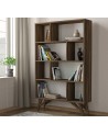 Bibliothèque FLAMINGO Noyer 90 cm