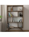 Bibliothèque FLAMINGO Noyer 90 cm