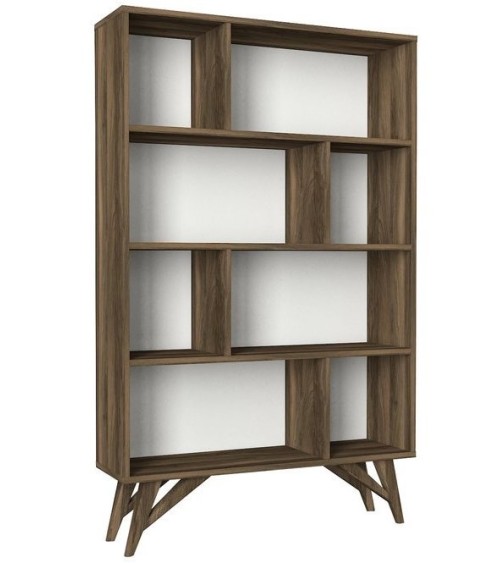 Bibliothèque FLAMINGO Noyer 90 cm