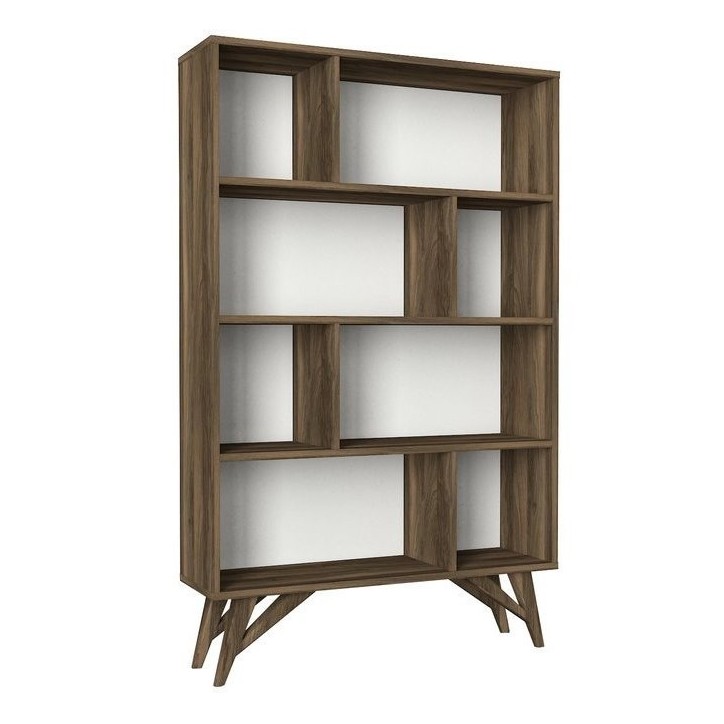 Bibliothèque FLAMINGO Noyer 90 cm