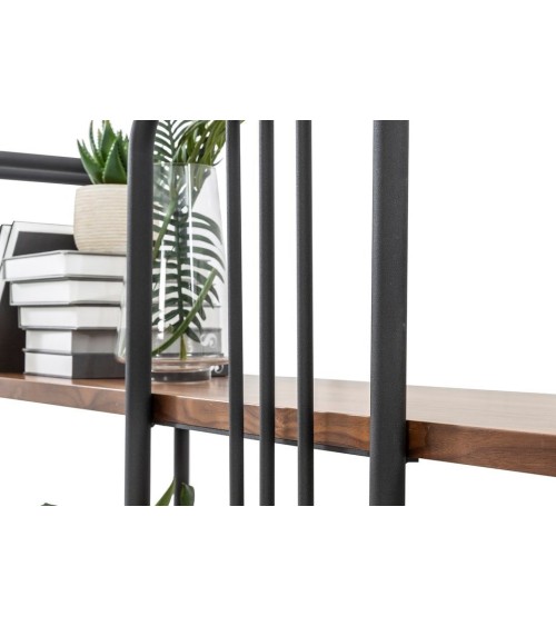 Bibliothèque BOSTON 170 cm métal et bois