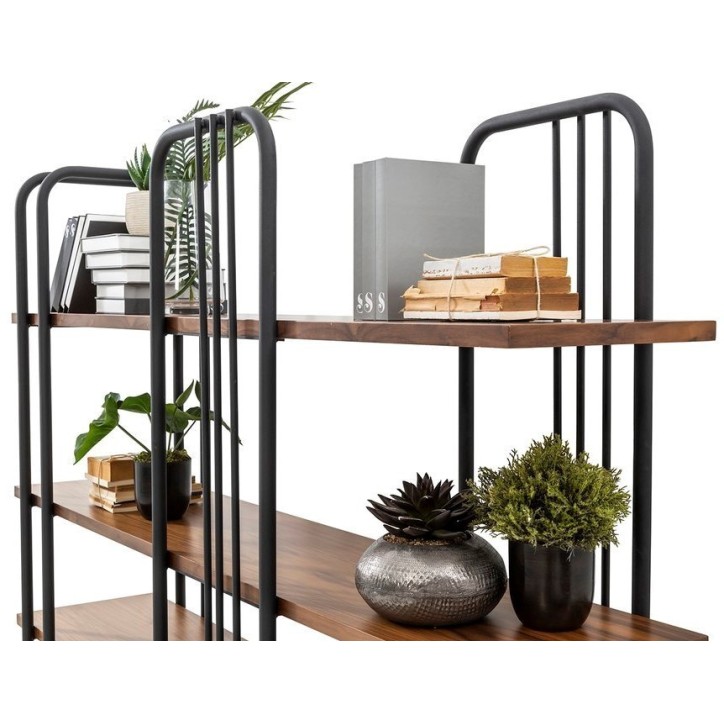 Bibliothèque BOSTON 170 cm métal et bois