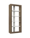 Bibliothèque RENTES 75 cm bois et blanc