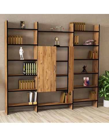 Bibliothèque KALENDER 200 x 180 cm bois