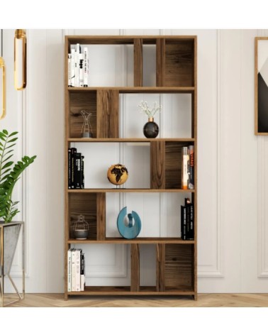Bibliothèque VARIANT 90 x 180 cm noyer