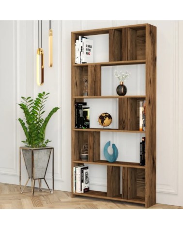 Bibliothèque VARIANT 90 x 180 cm noyer