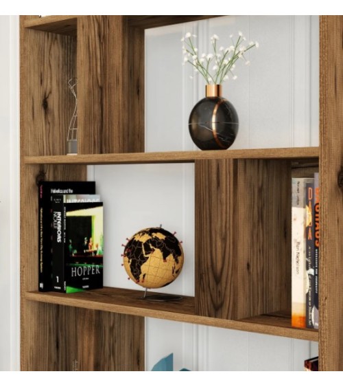 Bibliothèque VARIANT 90 x 180 cm noyer