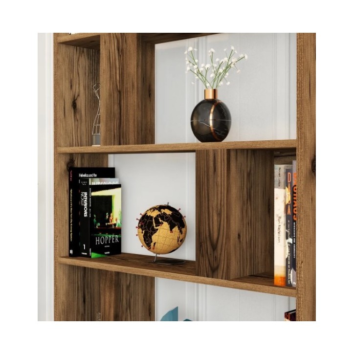 Bibliothèque VARIANT 90 x 180 cm noyer