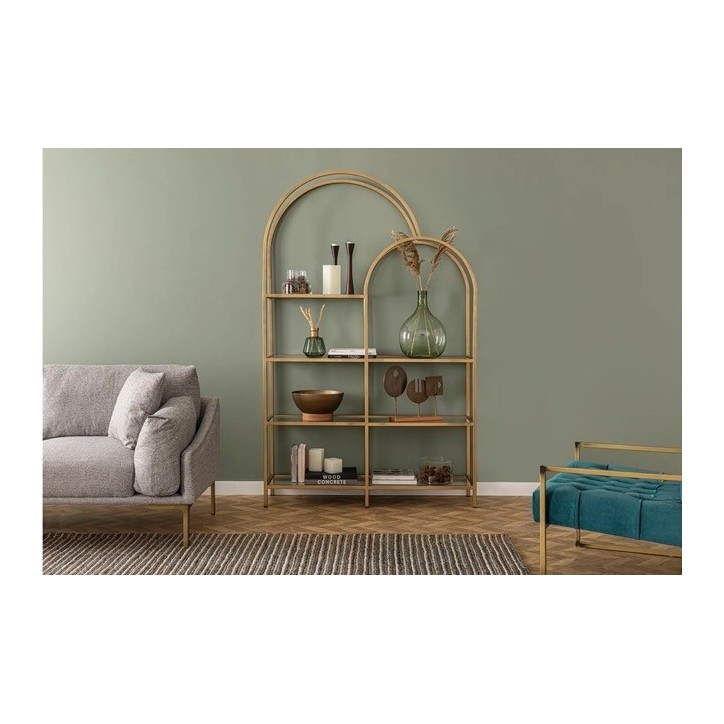 Bibliothèque LOLA DOUBLE 120x180 cm métal