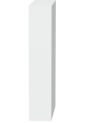 Bibliothèque 4 étagères + 2 portes 94 x 35 x 181 cm blanc artik-blanc poli