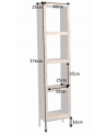 Etagère Iron craft 180x40cm