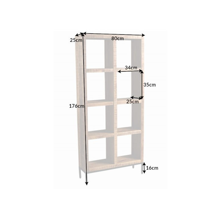 Etagère Iron Craft 180x80cm