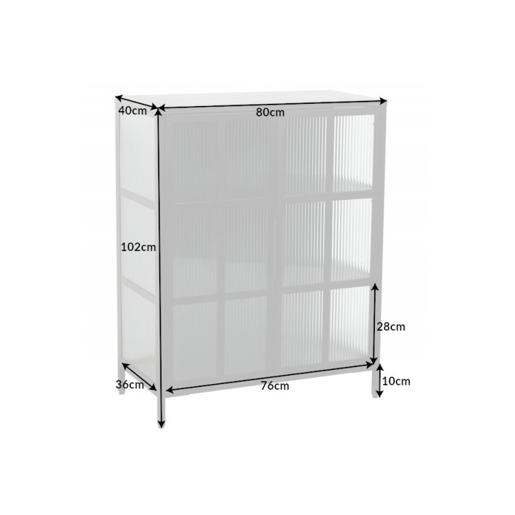 Vitrina Dura Steel 102cm