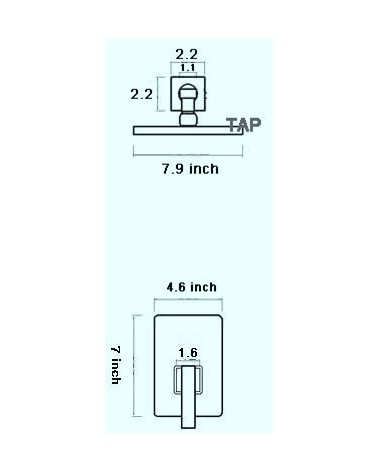 Kit douche à encastrer Boden