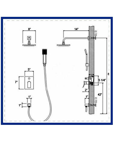 Ensemble de douche SARVAR