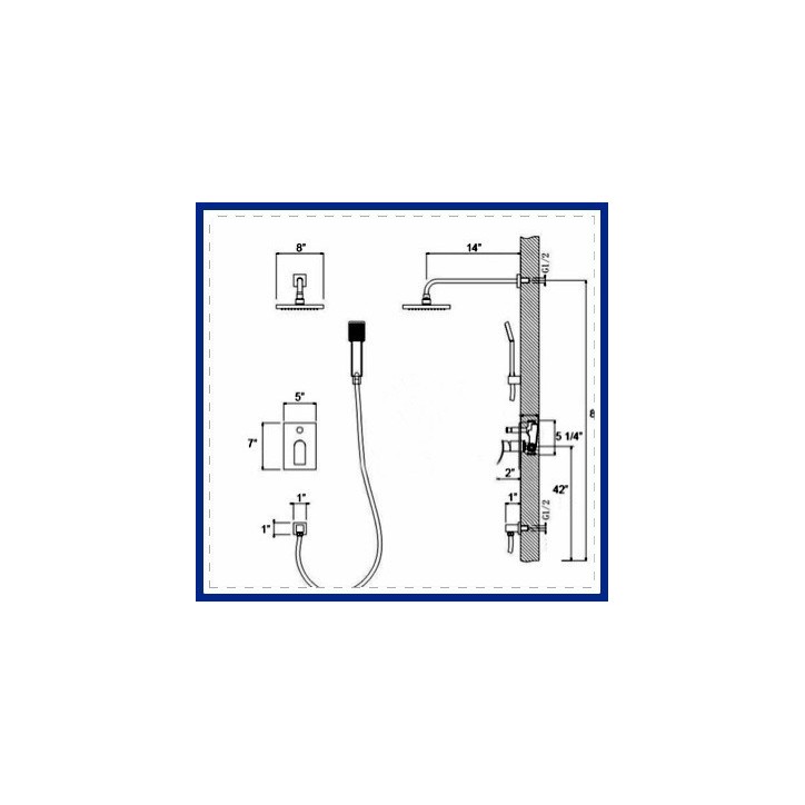 Ensemble de douche SARVAR