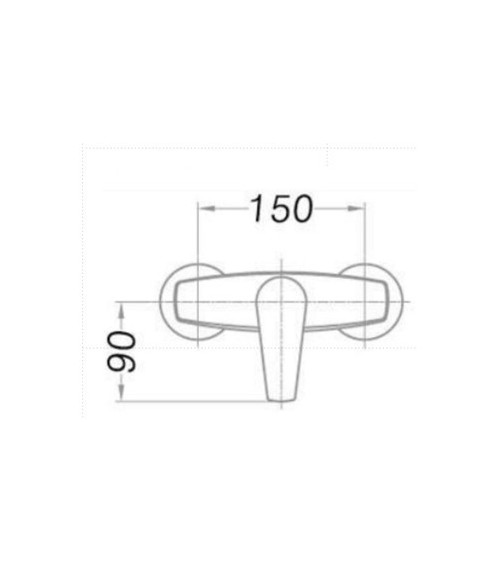 Mitigeur pour douche Pitea