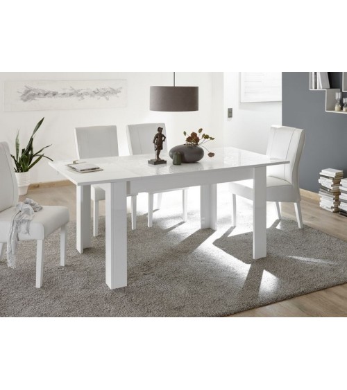 Table à manger MIREL en Blanc 180 cm