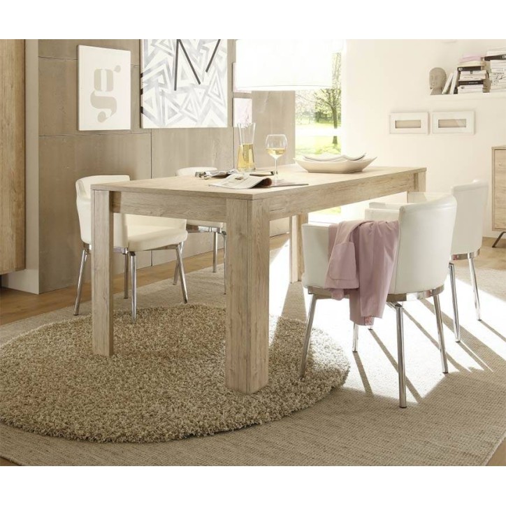 Table PALMA 180 cm chêne naturel