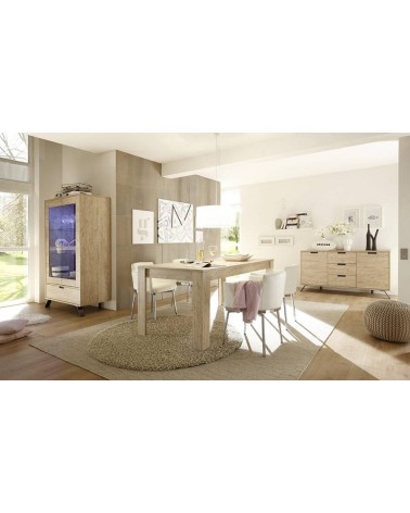 Table PALMA 180 cm chêne naturel