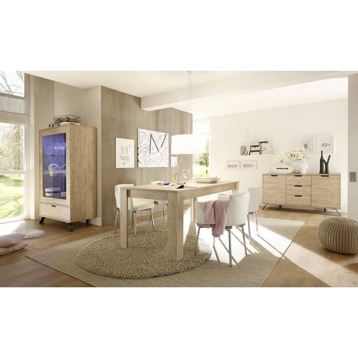 Table PALMA 180 cm chêne naturel