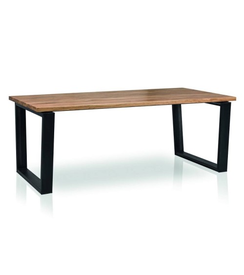 Table BELLINI chêne massif 200cm