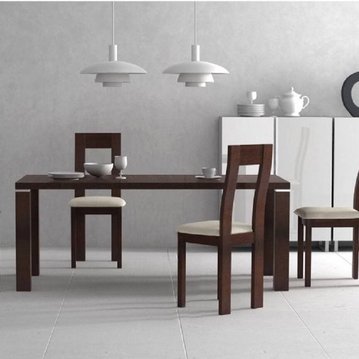 Table extensible BERLINO  180-230 cm chêne foncé