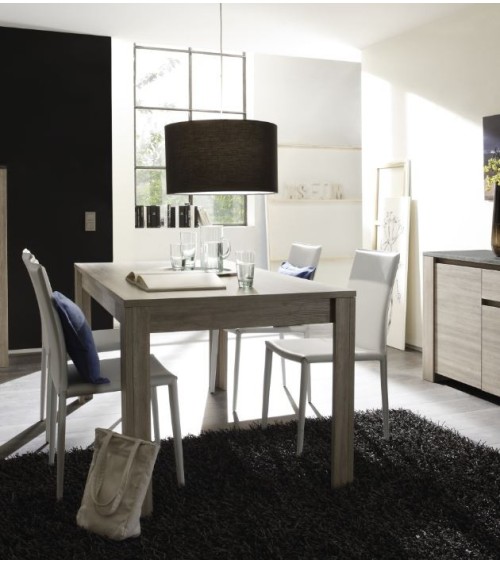 Table à manger LIPARI 180 cm chêne gris