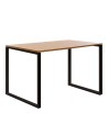 Table à manger BRAVOS BLACK 120 cm bouleau