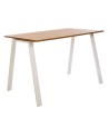 Table à manger BADEN ALU 120 cm bouleau