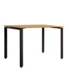 Table à manger BERN BLACK 110 cm bouleau