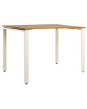 Table à manger BERN ALU 110 cm bouleau