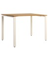 Table à manger BERN ALU 110 cm bouleau