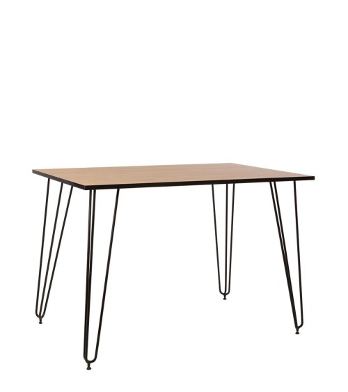 Table à manger ALLER BLACK 110-120 cm chêne