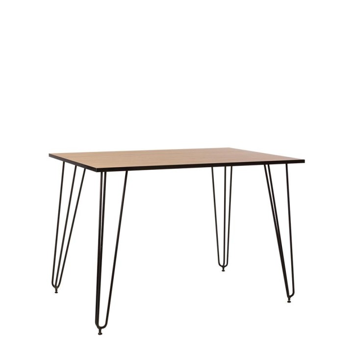 Table à manger ALLER BLACK 110-120 cm chêne