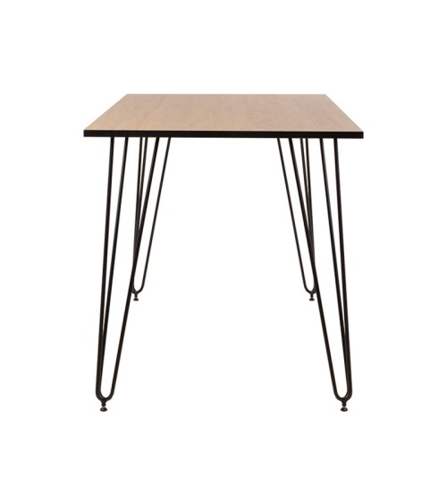 Table à manger ALLER BLACK 110-120 cm chêne