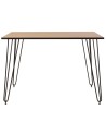 Table à manger ALLER BLACK 110-120 cm chêne