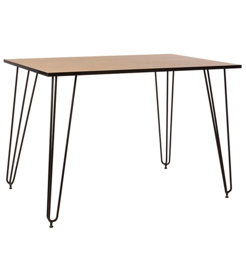 Table à manger ALLER BLACK 110-120 cm chêne