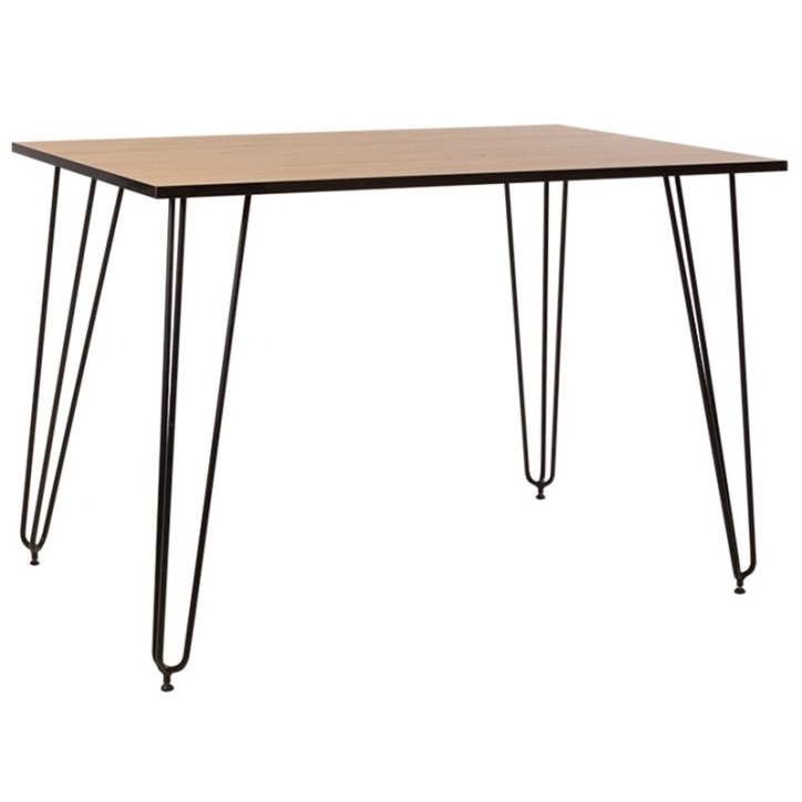 Table à manger ALLER BLACK 110-120 cm chêne