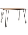 Table à manger ALLER BLACK 110-120 cm chêne