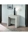 Table/console extensible 54-252 cm Pin blanc