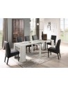 Table/console extensible 54-252 cm Pin blanc