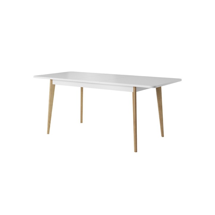 Table extensible NORDI 140/180 x 75 x 80 cm chêne et blanc Table extensible NORDI 140/180 x 75 x 80 cm chêne et blanc