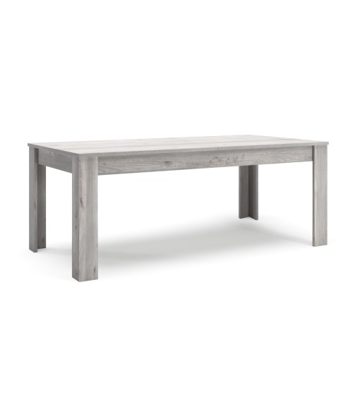 Table à manger extensible Elisa 160-210 cm chêne gris
