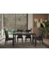 Table ETNA 140 cm Plomb et métal